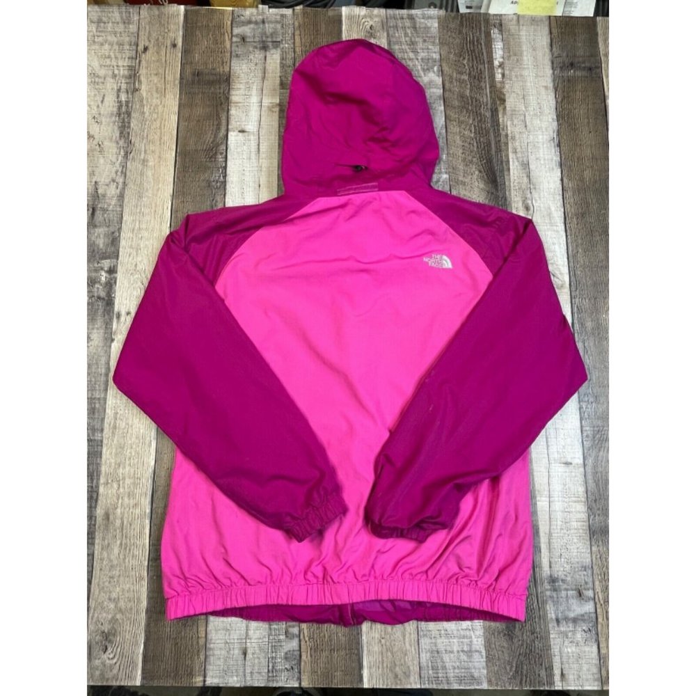 The North Face Women L Jacket Full Zip Windbreaker Rain Mesh Lined Pink Outdoor - Picture 5 of 11